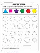 Polygons Polygon Worksheets sketch template