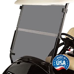 club car precedent tinted folding golf cart windshield   ebay
