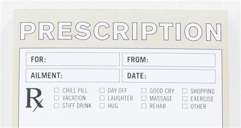 funny prescription pad