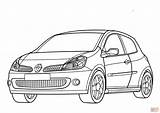 Renault Rs Coloring Pages Clio Sport Luxe Lux Skyline Voiture Coloriage Nissan Aston Martin Sketch Color Supercoloring Printable Template Print sketch template
