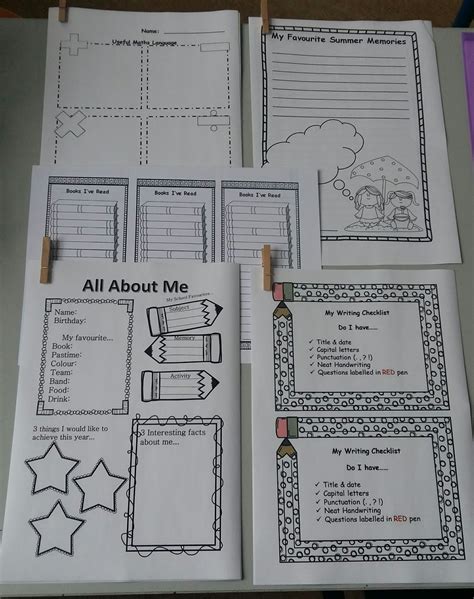 Ms Forde S Classroom 5 Printable Resources For First Day Back All