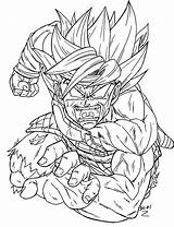 Bardock Pages Coloring Golden Dragon Ball Dbz Bk Roar La Goku Vegeta Deviantart Template sketch template