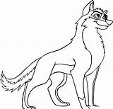 Wolf Coloring Pages Kids Anime Printable Wolves Colorare Da sketch template