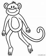 Affe Cool2bkids Affen Malvorlagen Monkeys Ausdrucken sketch template