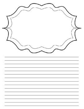 blank writing stationerypaper  upper grades lined pages  bamagirl