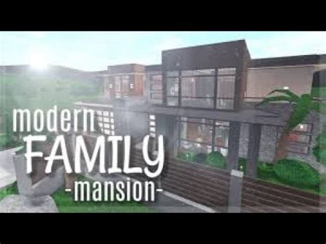 bloxburg modern mansion speed build  youtube