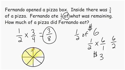 multiplying fractions word problems worksheet