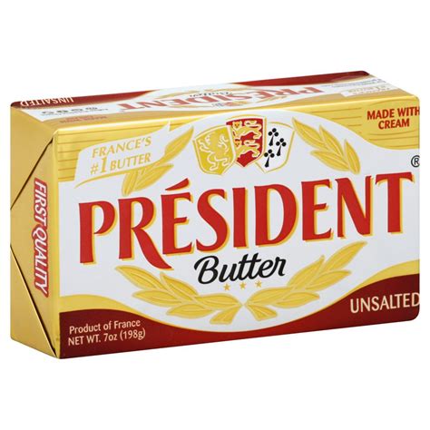unsalted butter president  oz delivery cornershop