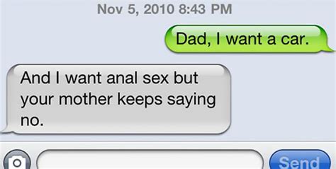 funny dad text bored panda