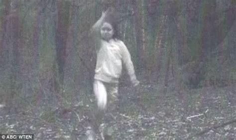 creepy photo of ghost girl caught on trail camera in ny