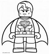 Coloring Print Superman Pages sketch template