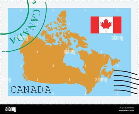 mail tofrom canada stock vector image art alamy