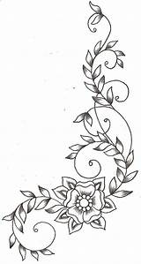 Vines Flower Drawing Patterns Wood Pattern Burning Vine Stencils Embroidery Tattoos Pyrography Visit sketch template