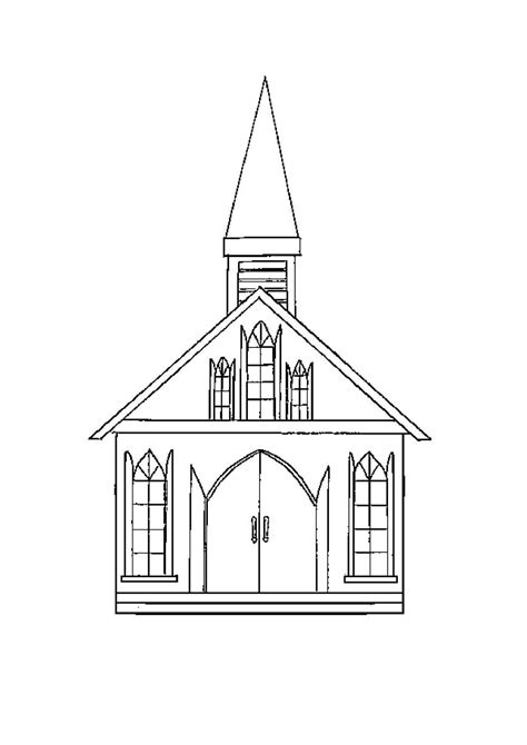 church building drawing  getdrawings