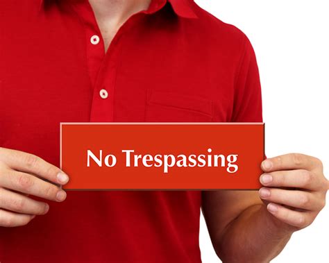 engraved  trespassing signs