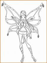 Winx Club Musa Coloring Pages Getdrawings sketch template