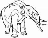 Extinct Coloring Animals Pages Getcolorings Animal sketch template