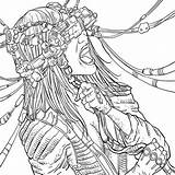 Cyberpunk Dragoon Iec Xcolorings Wip Neuromancer Collab Soon 640px sketch template