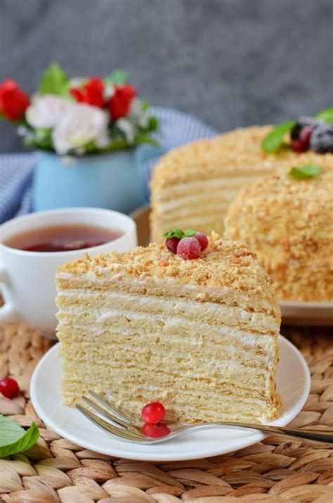 Russian Honey Cake Medovik Recipe Cook Me Recipes