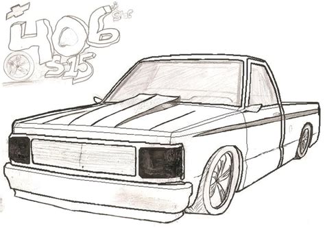 lifted chevy truck outline drawing lifted chevy trucks lifted chevy
