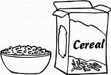 Cereal Bowl Coloringsun sketch template