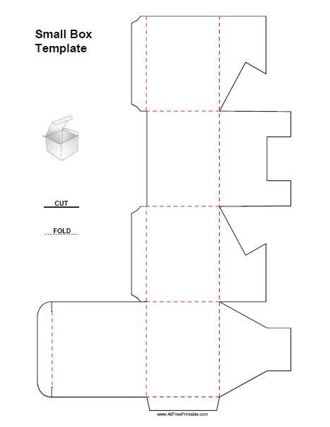 printable small box template  printable small box template