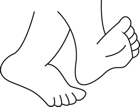 foot clipart black  white   foot clipart black  white png images