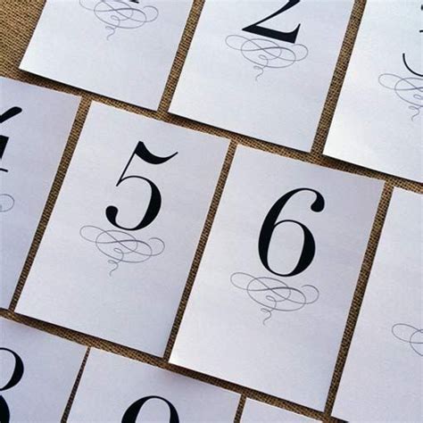 design corral     great design wedding table numbers