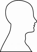 Head Outline Shoulders Clipart Siloette Clipground sketch template