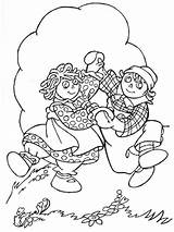 Raggedy Brum Janet Popular Coloringpages sketch template
