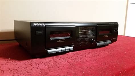 Sony Tc We305 Dual Cassette Deck Player Recorder Reverb