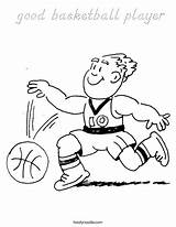 Coloring Basketball Player Good Favorites Login Add sketch template