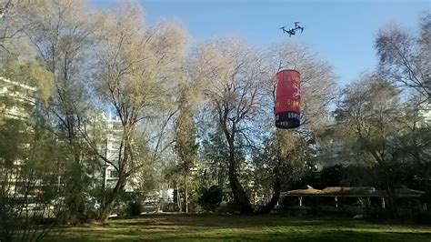aerial advertising drone banners youtube