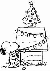 Coloring Pages Snoopy Christmas Printable Kids Peanuts Charlie Brown Books Colors Noel sketch template