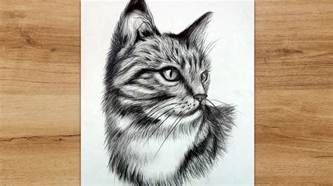 discover  realistic cat drawing  nhadathoanghavn