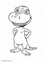 Dinosaur Train Coloring Pages Printable Book Characters Gif Animated Series Cartoon sketch template