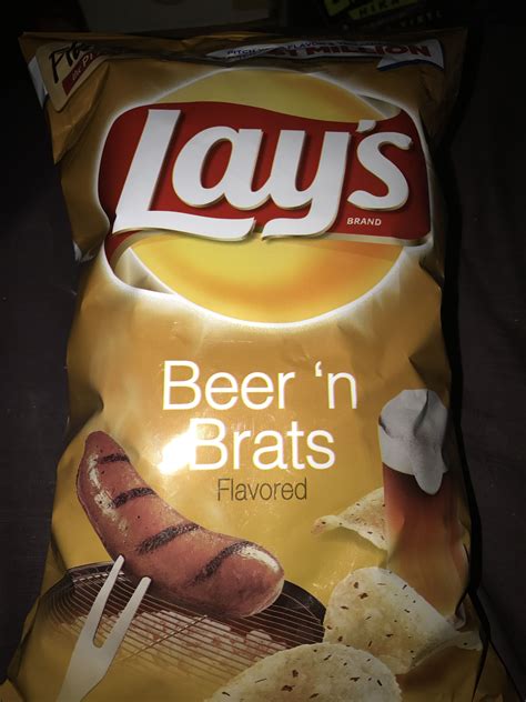 lays beern brats flavored potato chips
