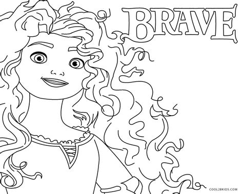 printable brave coloring pages  kids