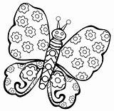 Coloring Butterfly Pages Printable Filminspector Butterflies sketch template