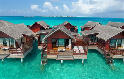 maldives  water villas lagoon water villa
