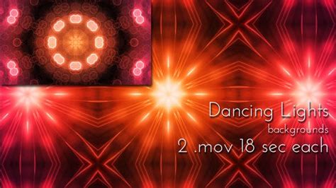 red dancing lights motion graphics videohive