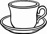 Cup Clipart Saucer Coffee Drawing Outline Mug Cups Transparent Clip Openclipart Seven Clipartlook Flying Webstockreview Clipartmag Svg Completely Illustrations Graphics sketch template
