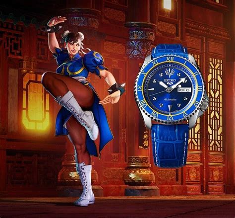 Seiko Srpf17k1 Street Fighter Limited Edition Chun Li Watch Rare Error