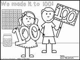 100th Coloring School 100 Sheet Days Freebie Teacherspayteachers Board Preschool Math Kindergarten Education Printables 100s Stuff 網站 產品 Classroom Sheets sketch template