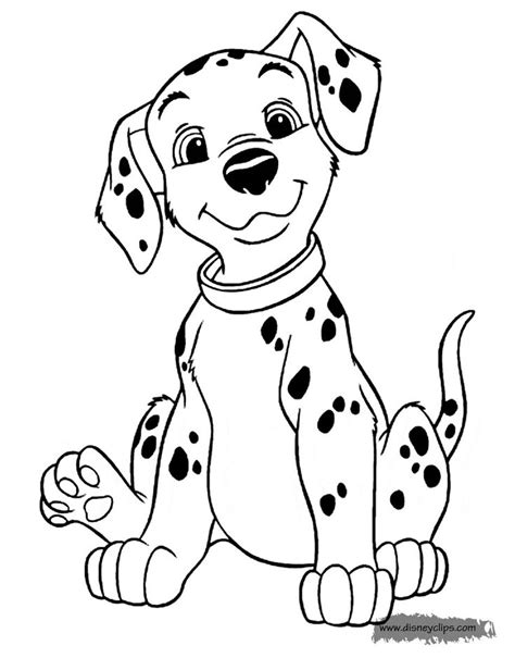 coloring pages dalmatian dogs