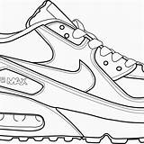 Coloring Pages Sneaker Shoe Sheets Comments sketch template