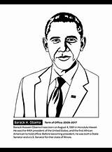 Obama Coloring Barack President Crayola Pages Print Sheet Presidents Colouring sketch template