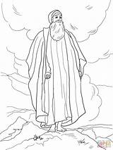 Moses Promised Sinai Supercoloring Bestcoloringpagesforkids Parted Advent Leighton sketch template