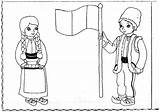 Copii Decembrie Unire Colorat Moldova Mica România Republica Hora 1decembrie Romaniei Ziua Fise Activități Folclor Salvat Panou Alege Autism Clasă sketch template