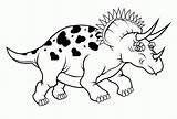 Triceratops Dinosaur Coloring Pages Printable Book Kids Color Popular Sheets Getdrawings Getcolorings Coloringhome sketch template